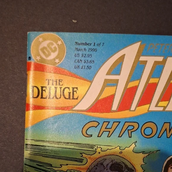 DC Comics Atlantis Chronicles with Vibrant Blue and Orange Cover - Picture 4 of 4
